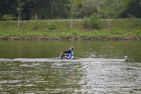 Simon im Rennen...