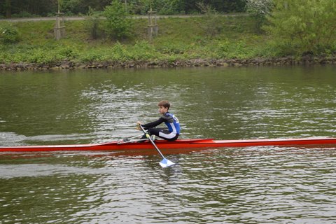 Leander im Rennen ...